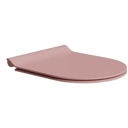 GSI Modo+ Крышка-сиденье тонкое для унитаза с микролифтом, крепление хром, цвет: blush opaco MS86CSN24