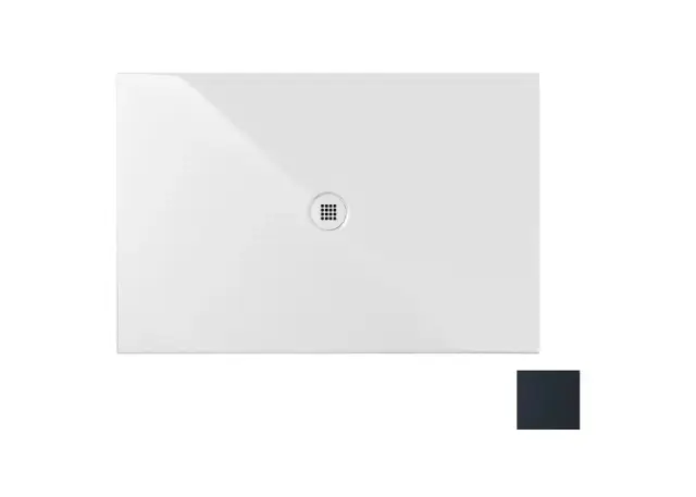 GSI Pura H2 Душевой поддон керамический 120x80x2h см, цвет: ardesia opaco 46120826