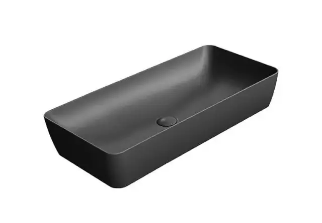 GSI Nubes Раковина чаша 80x40x14h см, без перелива, без д/к, цвет: ardesia opaco 904026