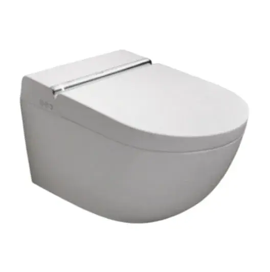 GSI Pura Унитаз подвесной умный, функция биде, безободковый, крышка микролифт, цвет: белый глянцевый 741811