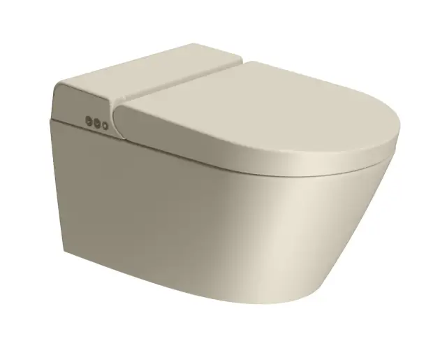 GSI WClean Унитаз подвесной умный, функция биде, безободковый, микролифт, цвет: creta opaco 7418K08