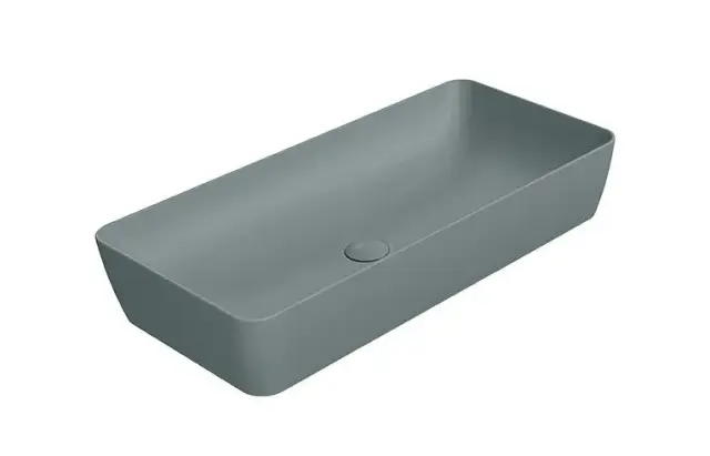 GSI Nubes Раковина чаша 80x40x14h см, без перелива, без д/к, цвет: agave opaco 904004