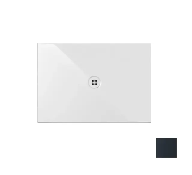 GSI Pura H2 Душевой поддон керамический 100x70x2h см, цвет: ardesia opaco 46100726