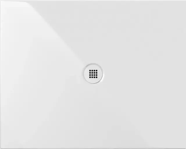 GSI Pura H2 Душевой поддон керамический 100x80x2h см, цвет: белый матовый 46100809