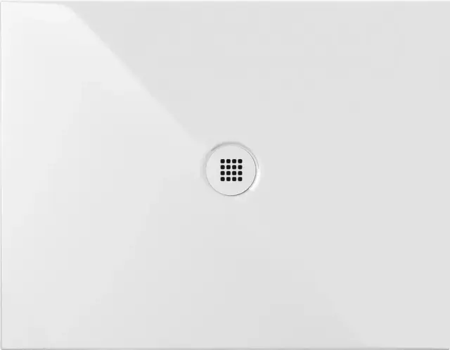 GSI Pura H2 Душевой поддон керамический 90x70x2h см, цвет: белый матовый 46090709