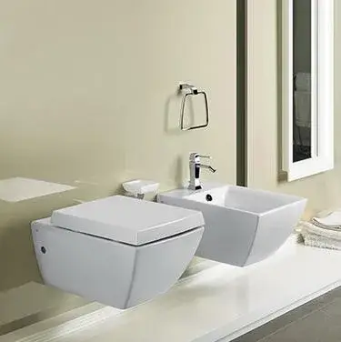 Gessi Mimi Унитаз подвесной 54x36 см с крышкой микролифт и сифоном, цвет: white ceramic 37513#518