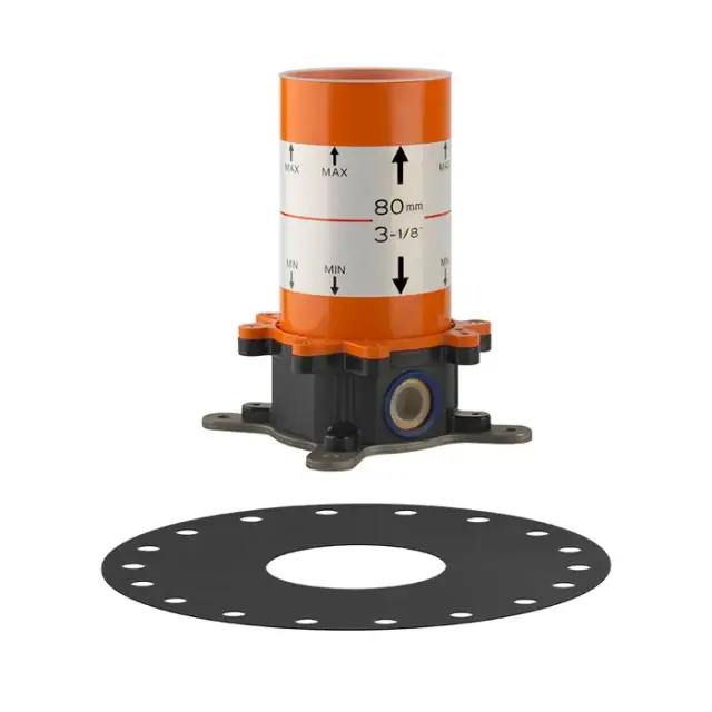 Gessi Via Manzoni Встраиваемая часть для напольного смесителя, цвет: chrome 38389#031