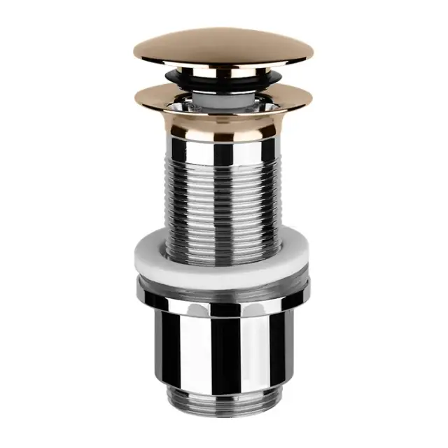 Gessi Technical Accessories Донный клапан для раковины, “Stop&Go”, без перелива, цвет: Copper PVD 01423#030