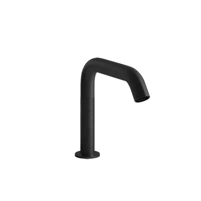 Gessi 316 Смеситель для раковины на 1 отв. электронный, цвет: black metal brushed PVD 54281#707