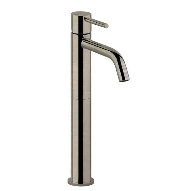 Gessi Via tortona Смеситель для раковины без донного клапана однорыч., цвет: finox brushed nickel 18604#149