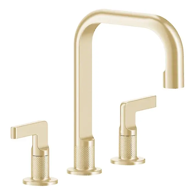 Gessi Inciso Смеситель для раковины без донного клапана двухвентильный, цвет: gold PVD 58014#246