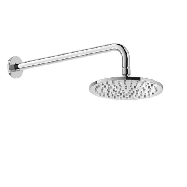 Gessi Emporio Shower Верхний душ 20 см 1 вид струи, кронштейн настенный 36,6 см, цвет: chrome 47382#031