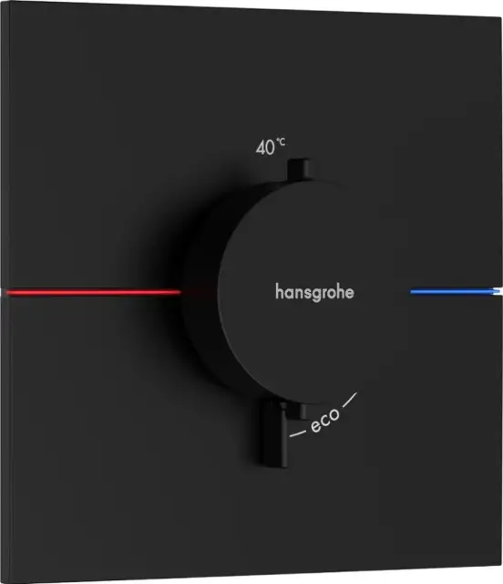 Hansgrohe ShowerSelect E Термостат для душа встраиваемый, внешняя часть, цвет: матовый черный 15574670