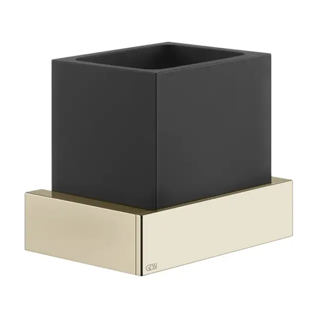 Gessi Inverso Стакан подвесной, черный, цвет: warm bronze brushed PVD 20808#726