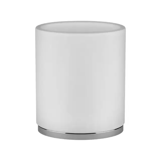 Gessi Ovale Стакан настольный, стеклянный полупрозрачный, цвет: chrome 25333#031