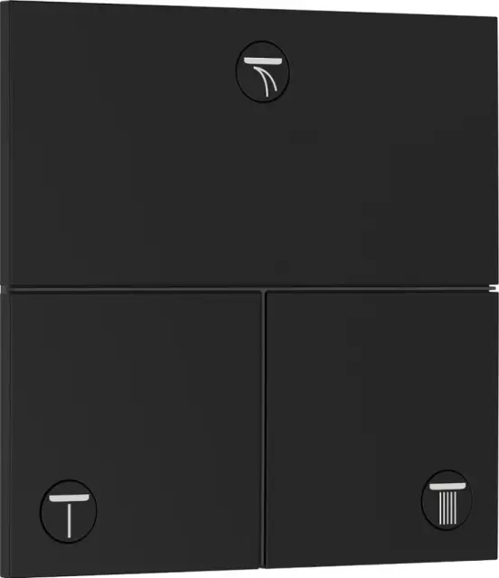 Hansgrohe ShowerSelect E Переключатель потоков воды на 3 источника, внеш. ч., цвет: матовый черный 15573670