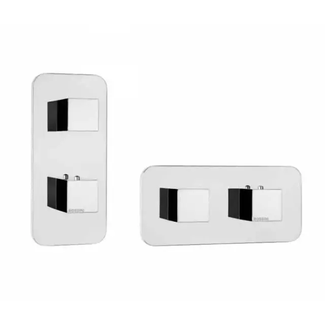 Bossini Cube Смеситель термостатический, с девиатором, уст-ка верт./гор., цвет: chrome Z032202.030