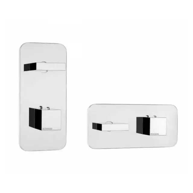 Bossini Rectangular Смеситель термостатический, уст-ка вертикально/горизонтально, цвет: chrome Z033202.030