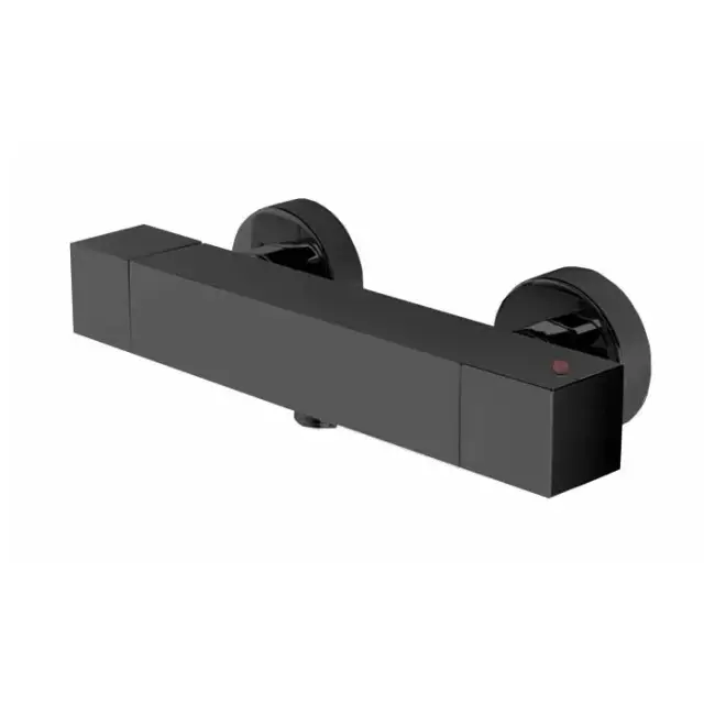 Bossini Cube Смеситель для душа накладной термостатический, без излива, цвет: mat black Z004103.073