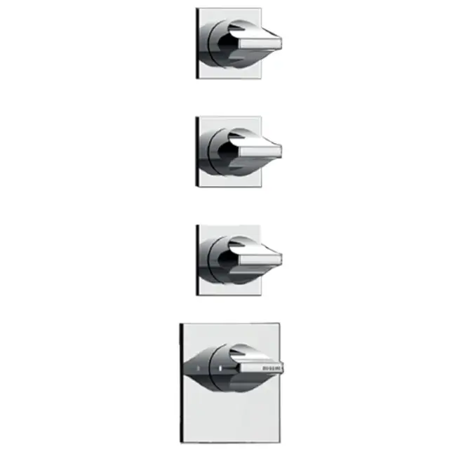 Bossini Apice Смеситель для душа встраиваемый, термостат., 3 запорных вентиля, цвет: chrome Z035205.030