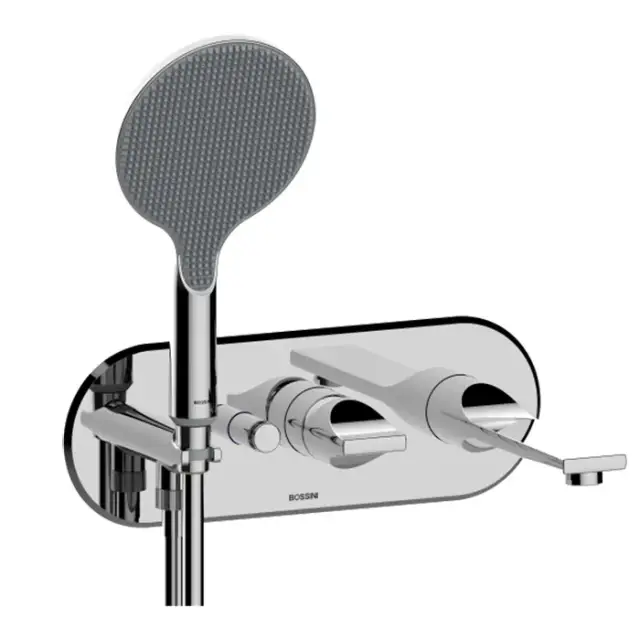 Bossini Apice Смеситель для ванны встраиваемый, с ручным душем, цвет: chrome Z00557.030
