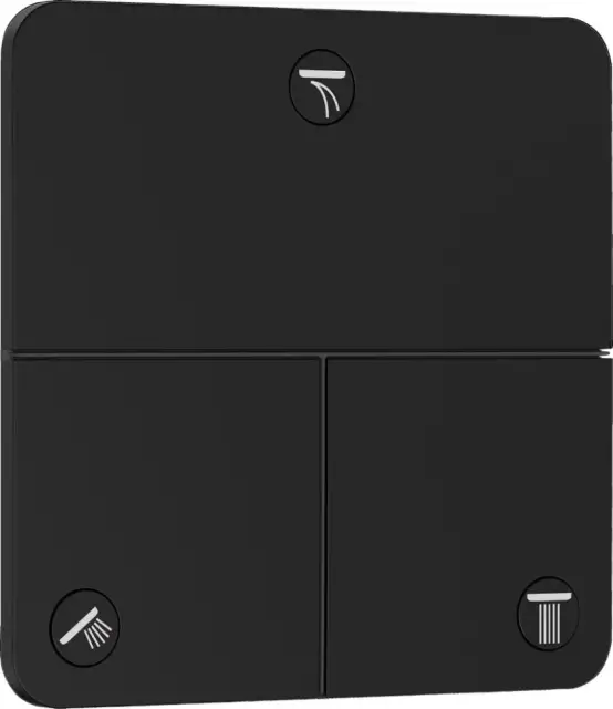 Hansgrohe ShowerSelect Q Переключатель потоков на 3 источника, цвет: матовый черный 15587670