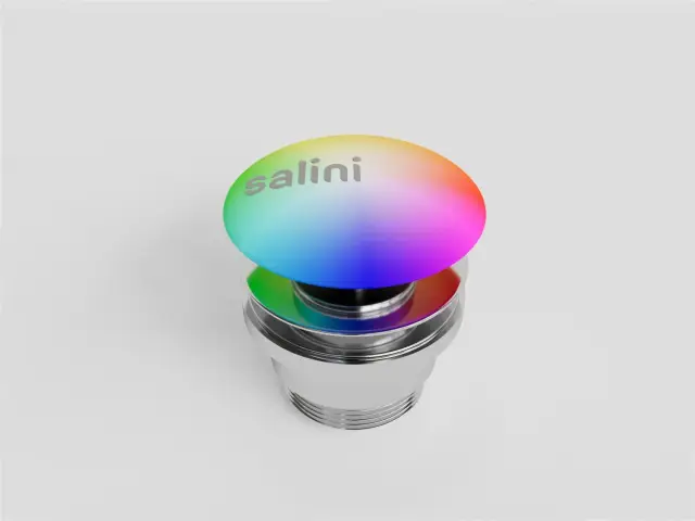 Salini D 505 Донный клапан для раковины из S-Sense, Click-Clack универсальный цвет: RAL матовый 164201MF