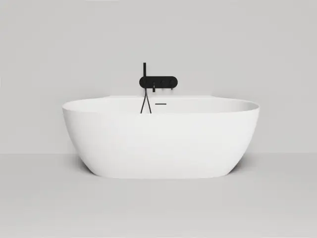 Salini Alda Ванна из S-Stone пристенная 170,5x89,2 см, цвет: RAL полностью матовый 101925MF