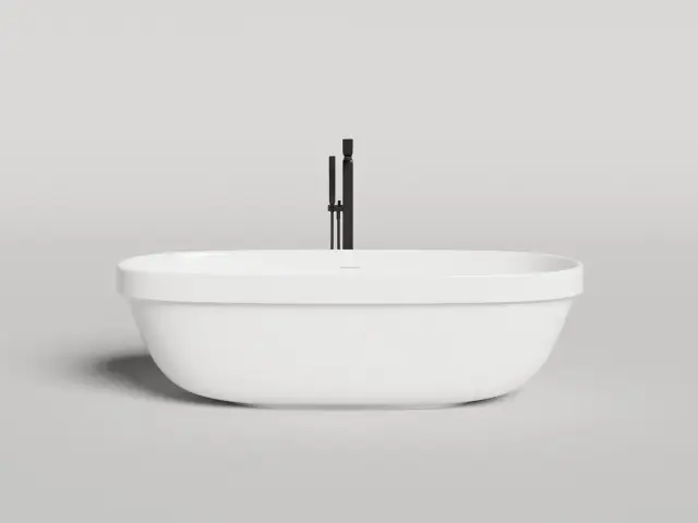 Salini Greca Ванна из S-Stone отдельностоящая 180x80 см, цвет: RAL полностью матовый 104821MF