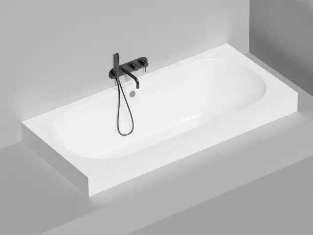 Salini Ornella Axis Ванна S-Sense встраиваемая 190,5x90,5 см, цвет: RAL полностью матовый 103412MF