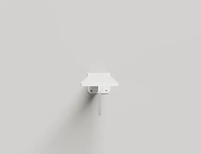 Salini Кронштейн стальной комплект 40 см, цвет: белый матовый 1903301M