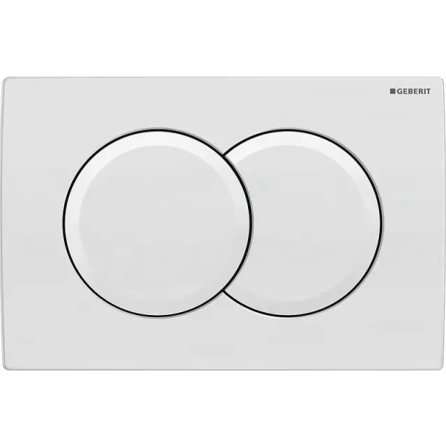 Geberit Delta 20 Кнопка смыва для инсталляции, пластиковая, цвет: белый глянцевый 115.100.11.1