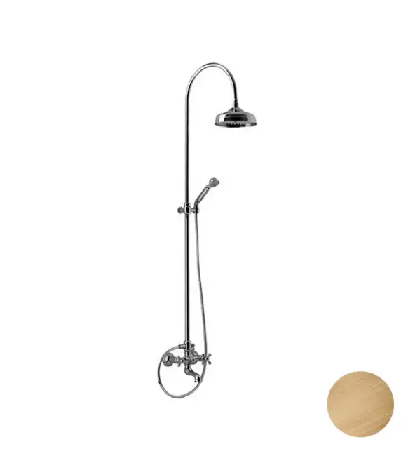 Cisal Arcana Ceramic Душевая стойка с верхним душем 21x161,5h см, цвет: Antique Bronze AC00415127