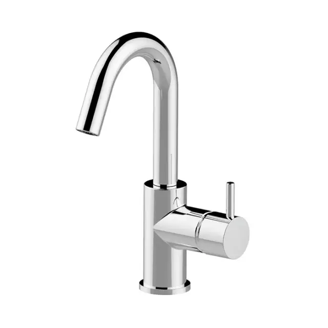 Cisal Less New Смеситель для раковины на 1 отверстие, без донного клапана, цвет: Chrome LN00048521