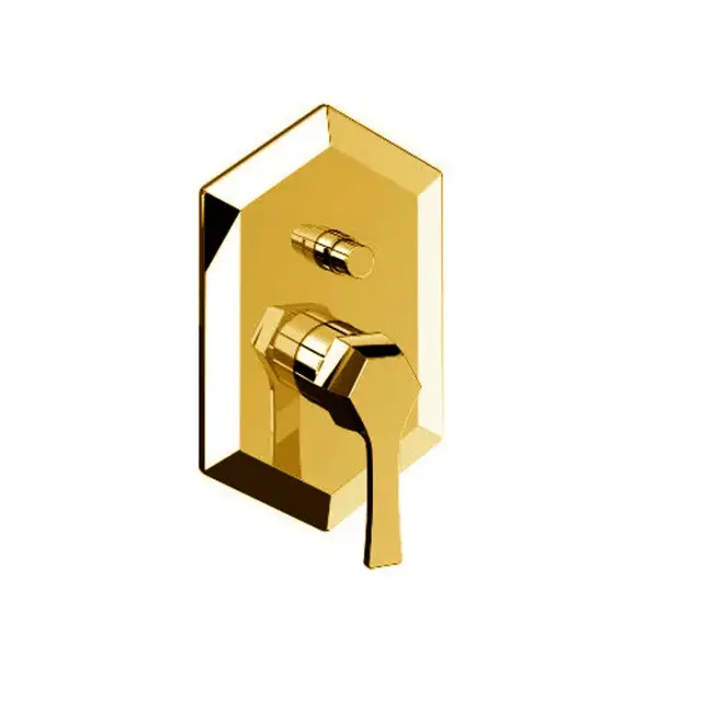 Cisal Cherie Смеситель для ванны/душа настеннный встраиваемый, цвет: 24K Gold CE00210024