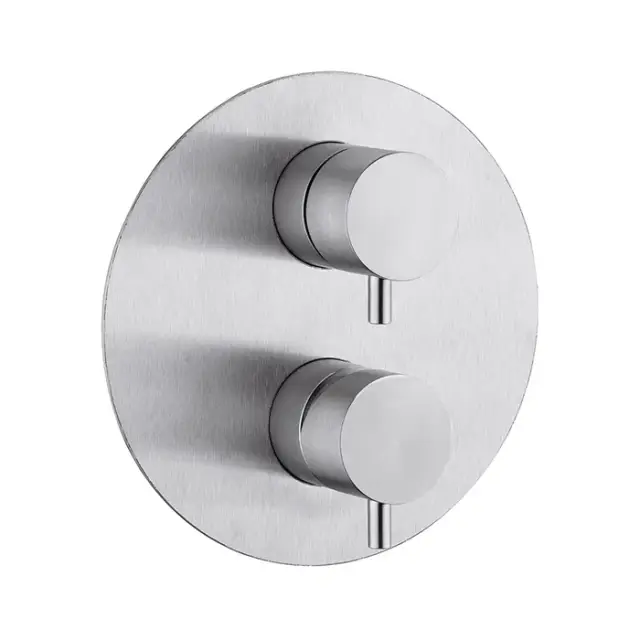 Cisal Xion Смеситель для ванны/душа настеннный встраиваемый на 2 выхода, цвет: Inox XI000213D1