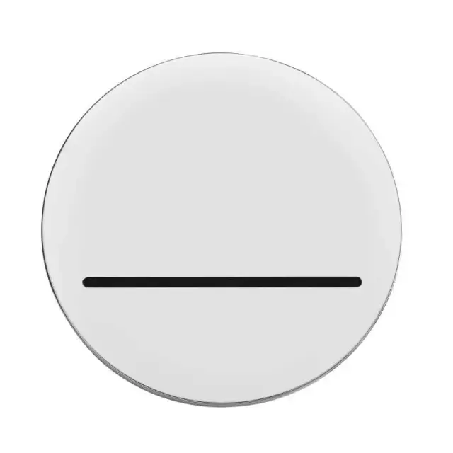 Bossini Ole Round Излив для ванны настенный d10x1 см, каскадная струя, цвет: chrome E86911.030