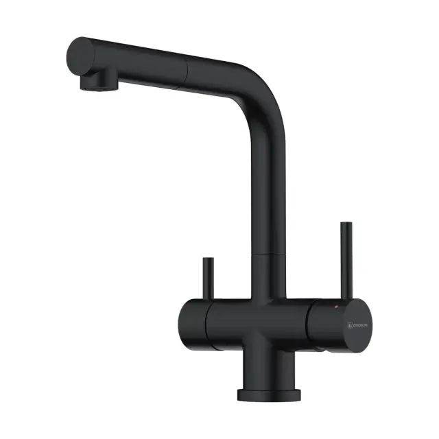 Omoikiri Takamatsu-S-GB Смеситель для кухни с гибким изливом и возм. подкл. фильтр, графит 4994358