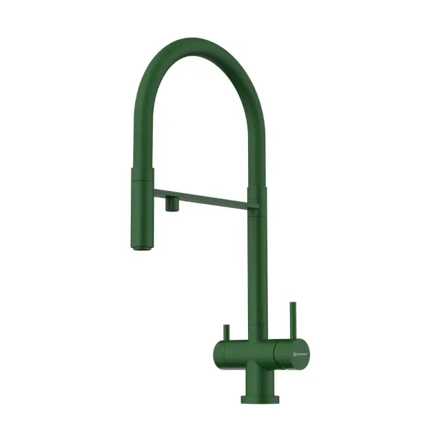 Omoikiri Kanto-RG Смеситель для кухни с гибким изливом и возм. подкл. фильтр, Royal Green 4994426