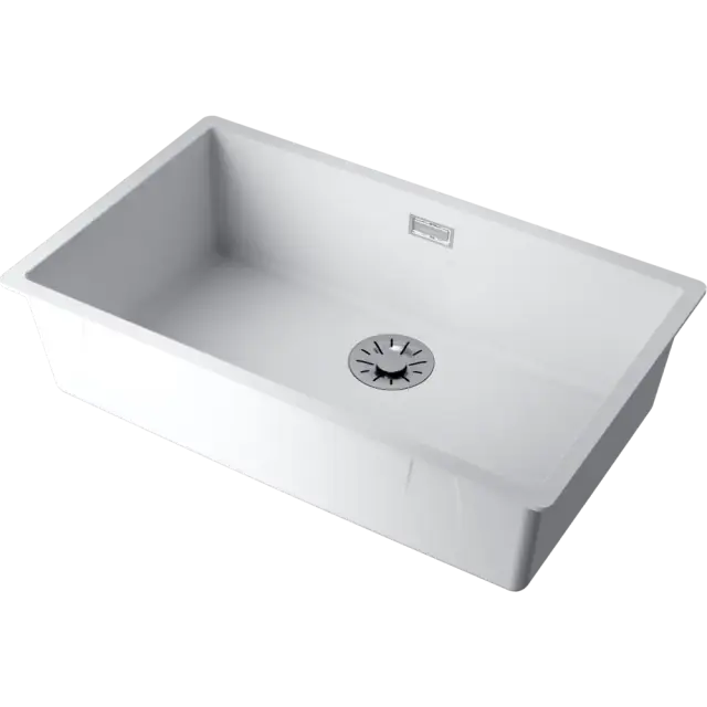 Omoikiri Yamakawa 75-Integra-WH Кухонная мойка Artceramic 75,6x45,6 см, цвет: белый 4997277