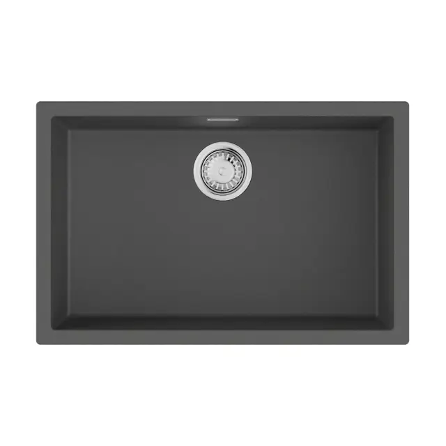 Omoikiri Yamakawa 75T-U/I-PL Кухонная мойка Tetogranit 75,6x45,6 см, цвет: платина 4993464