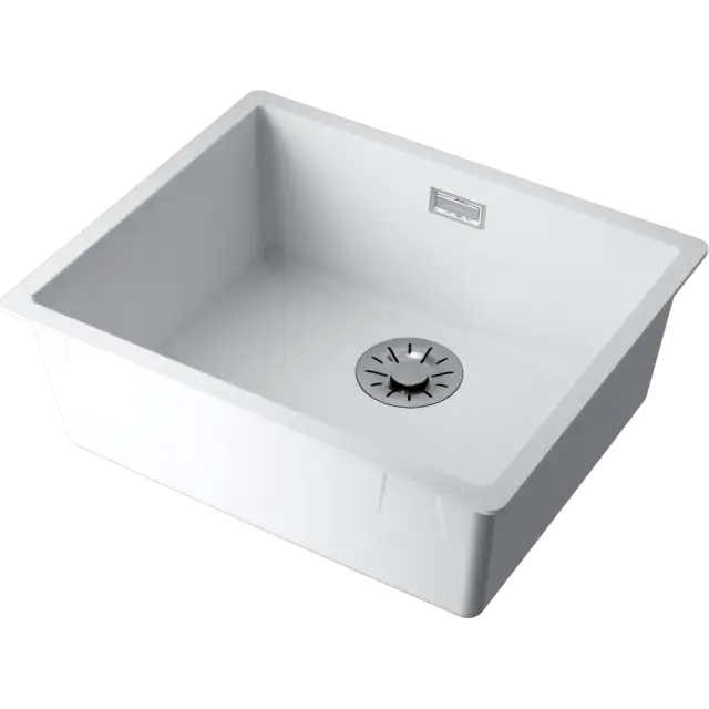 Omoikiri Yamakawa 55-Integra-WH Кухонная мойка Artceramic 55,6x45,6 см, цвет: белый 4997265
