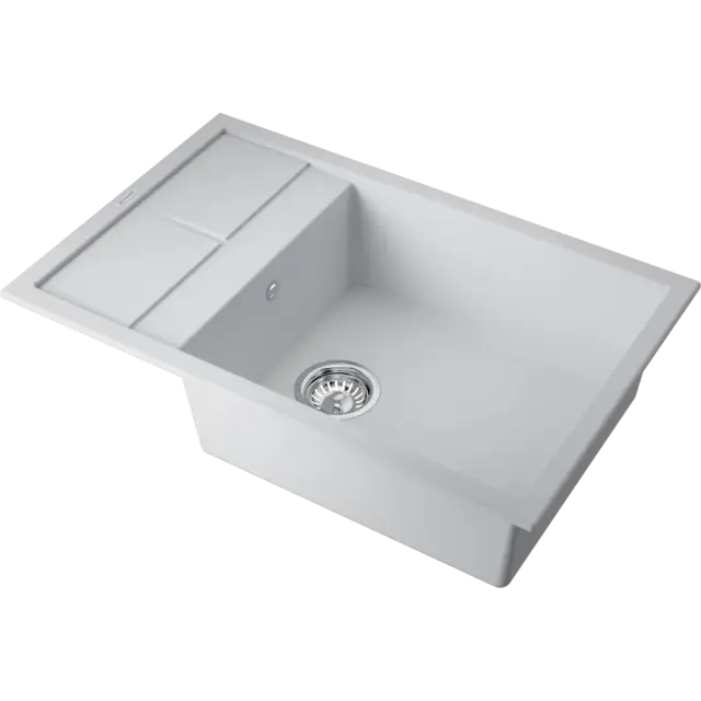 Omoikiri Sumi 78A-LB-WH Кухонная мойка Artceramic 78x50 см, цвет: белый 4997100