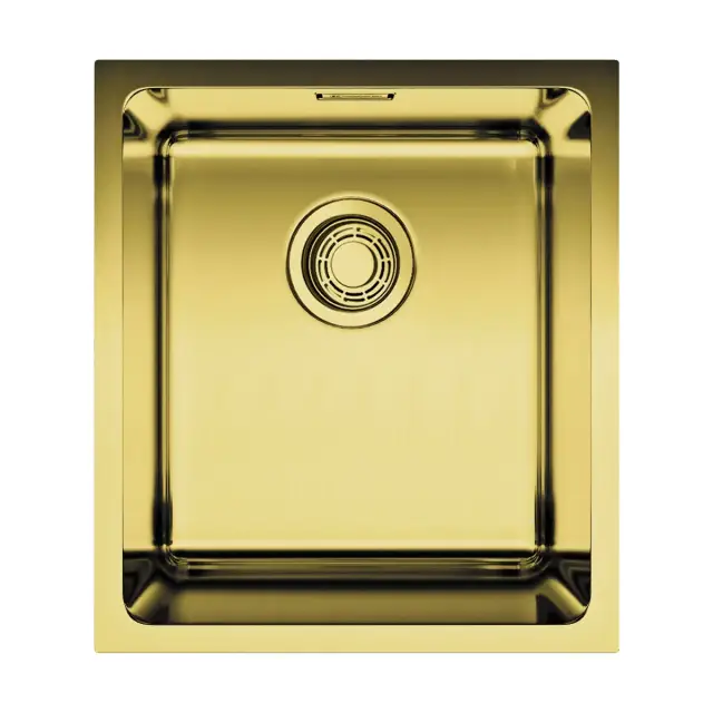 Omoikiri Tadzava 39-U/I-LG Кухонная мойка нерж. сталь 39x44 см, цвет: светлое золото 4993262