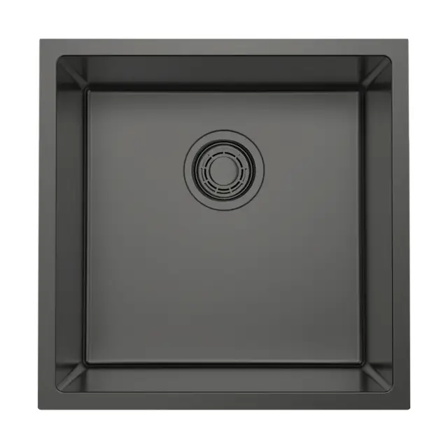 Omoikiri Tadzava 44-U/I Ultra-GM Кухонная мойка нерж. сталь 44x44 см, цвет: вороненая сталь 4993265