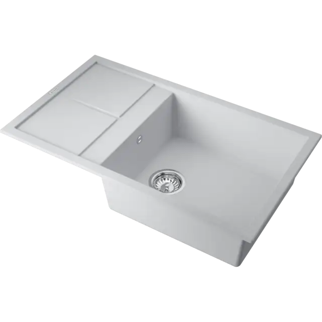 Omoikiri Sumi 86A-WH Кухонная мойка Artceramic 86x50 см, цвет: белый 4997104