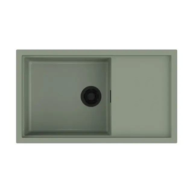 Omoikiri Sintesi 86-WG Кухонная мойка Artceramic 86x50 см, цвет: wind green 4997133
