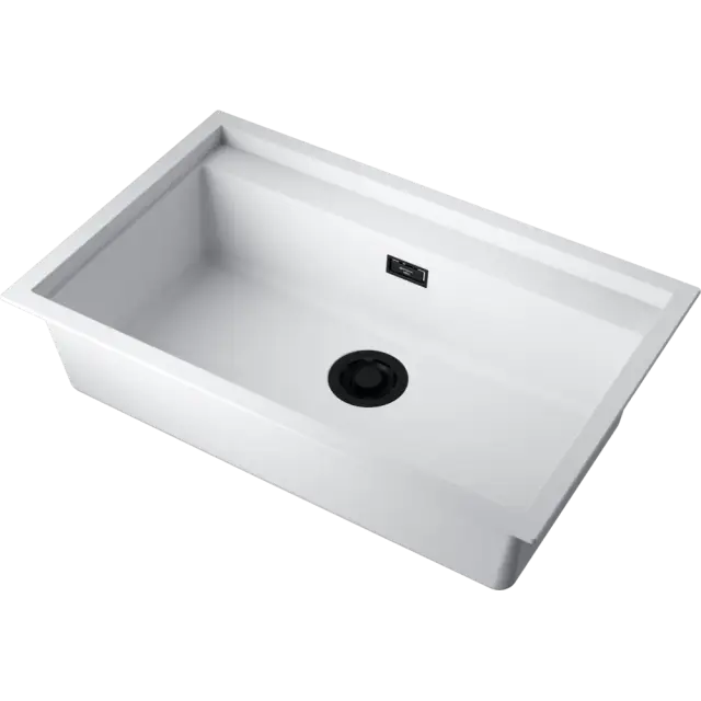 Omoikiri Sintesi 79-WH Кухонная мойка Artceramic 79x50 см, цвет: белый 4997136