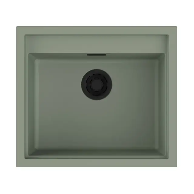 Omoikiri Sintesi 57-WG Кухонная мойка Artceramic 57x50 см, цвет: wind green 4997143