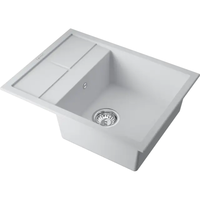 Omoikiri Sumi 65A-WH Кухонная мойка Artceramic 65x50 см, цвет: белый 4993861